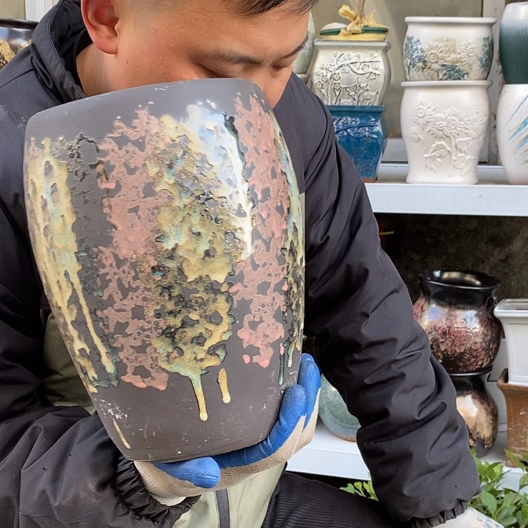 花盆紫砂口17高27福利