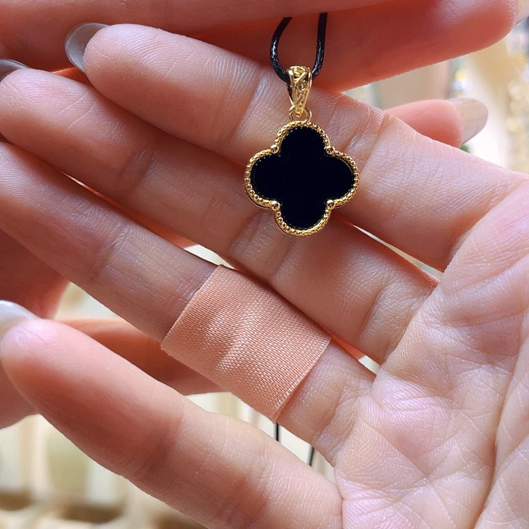 玛瑙/玉髓银S925镀金镶嵌吊坠(赠链)