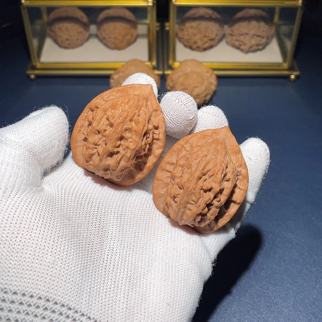 文玩核桃把件40大红袍