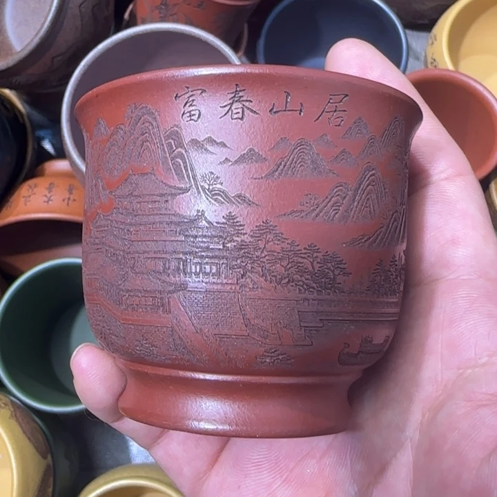 茶杯紫砂全手工制作工艺