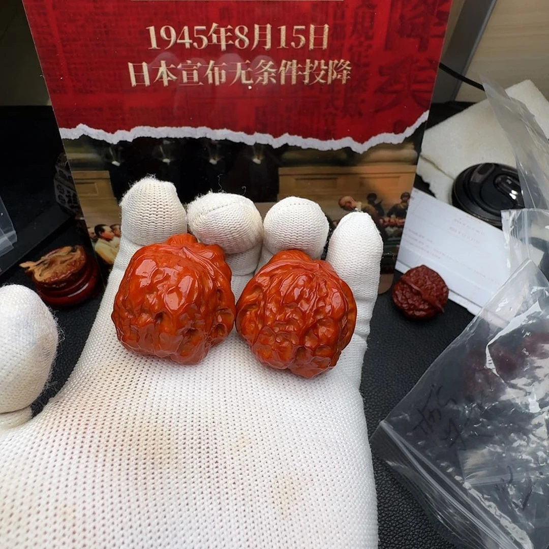 去***瑶文玩核桃吊坠蛤蟆头