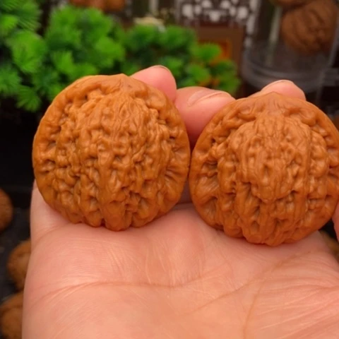 文玩核桃吊坠符*金公子38精修