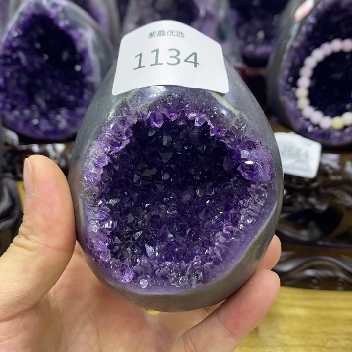水晶紫水晶未镶嵌1134