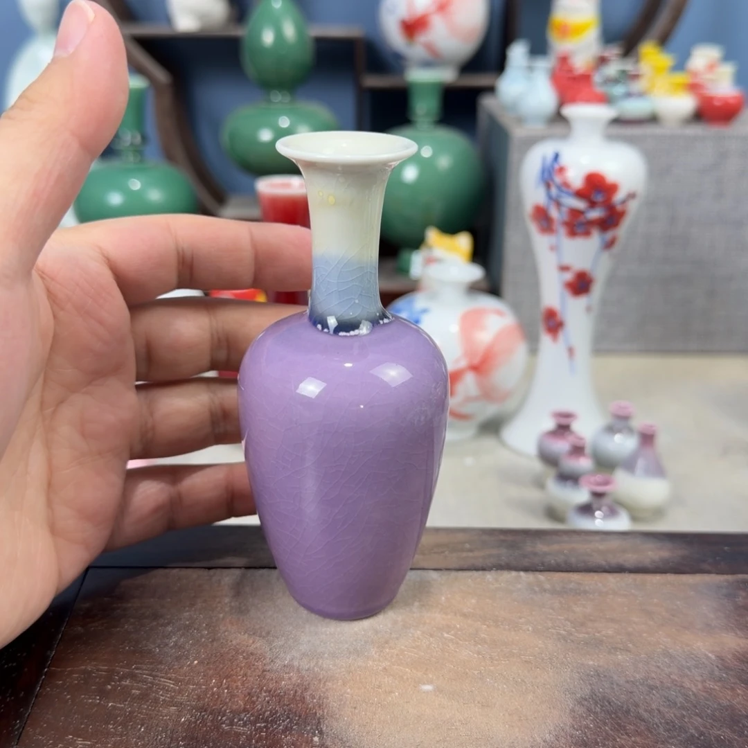 陶瓷手工小花器摆件