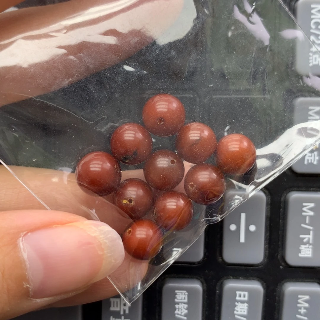 琥珀未镶嵌珠宝奇石10颗