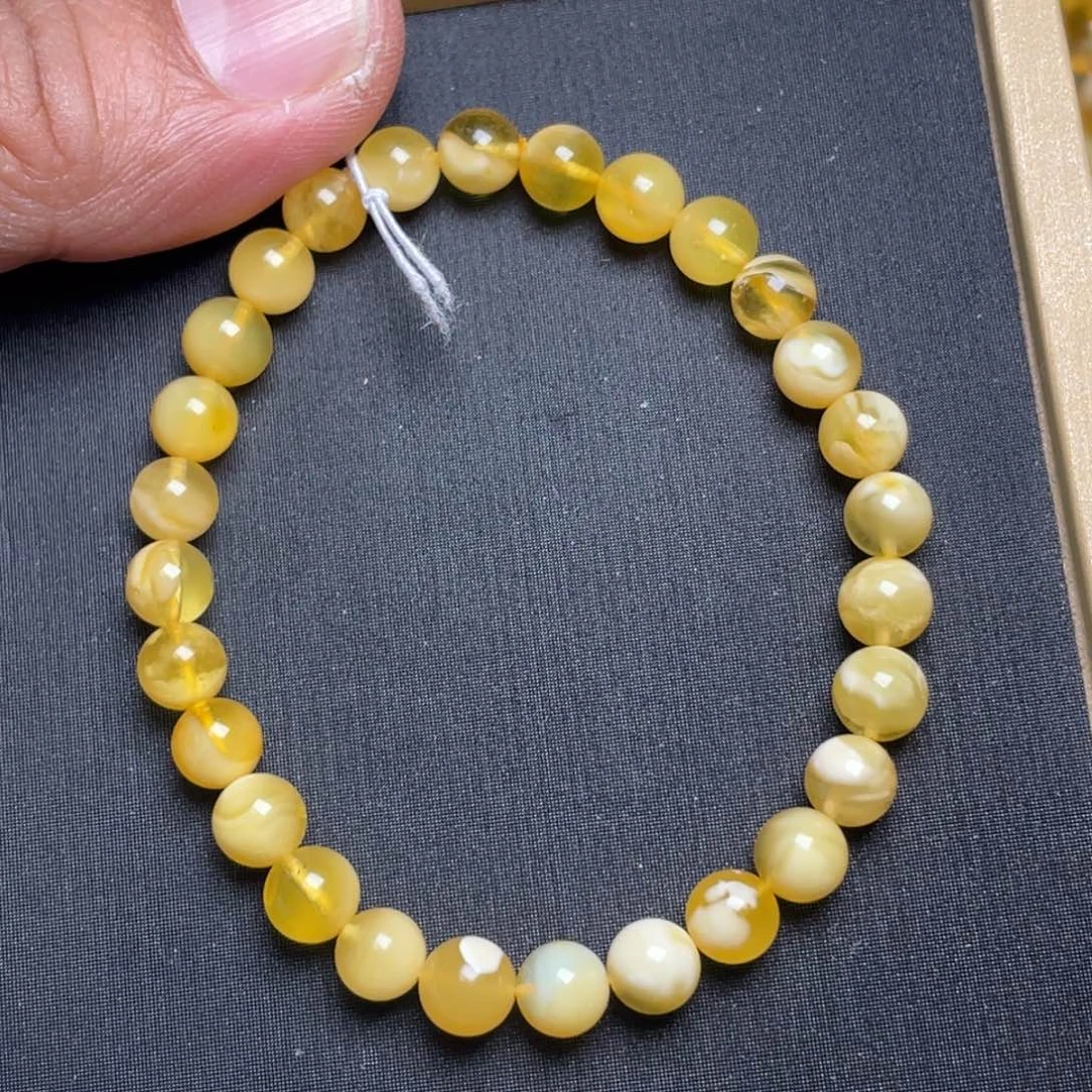 蜜蜡颈饰未镶嵌蜜蜡手串