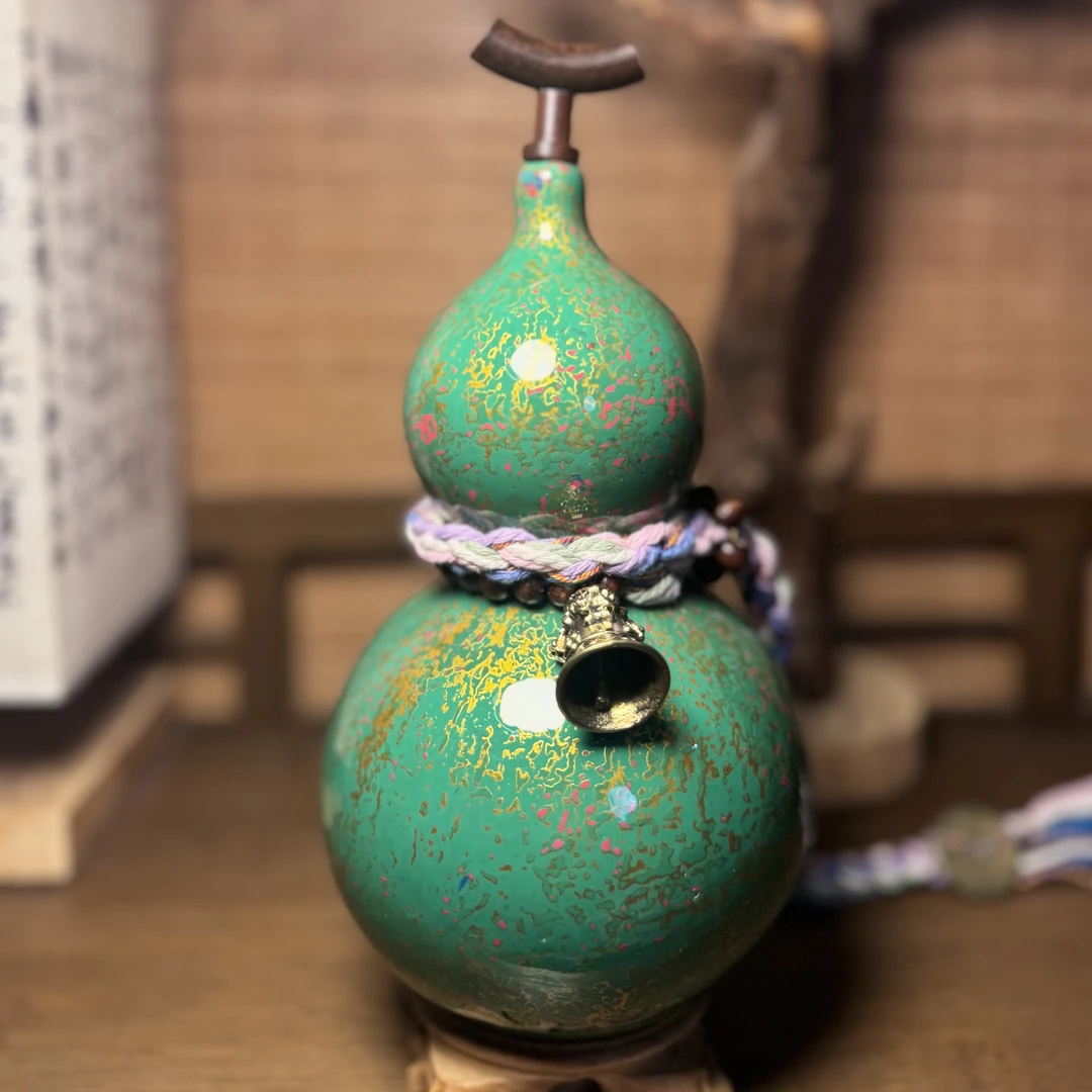 【琉璃03】正宗大漆酒葫芦仿古珍藏温婉福禄摆件手工