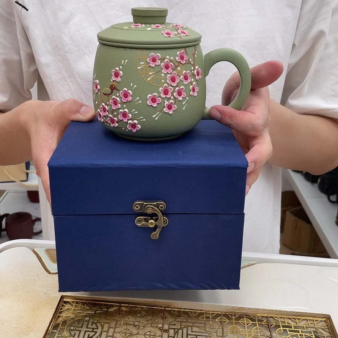 宜兴紫砂杯11111111豆青砂