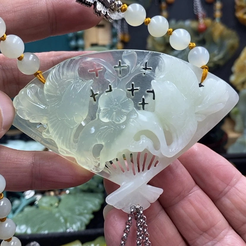 【闪购商品】蛇纹石玉未镶嵌吊坠