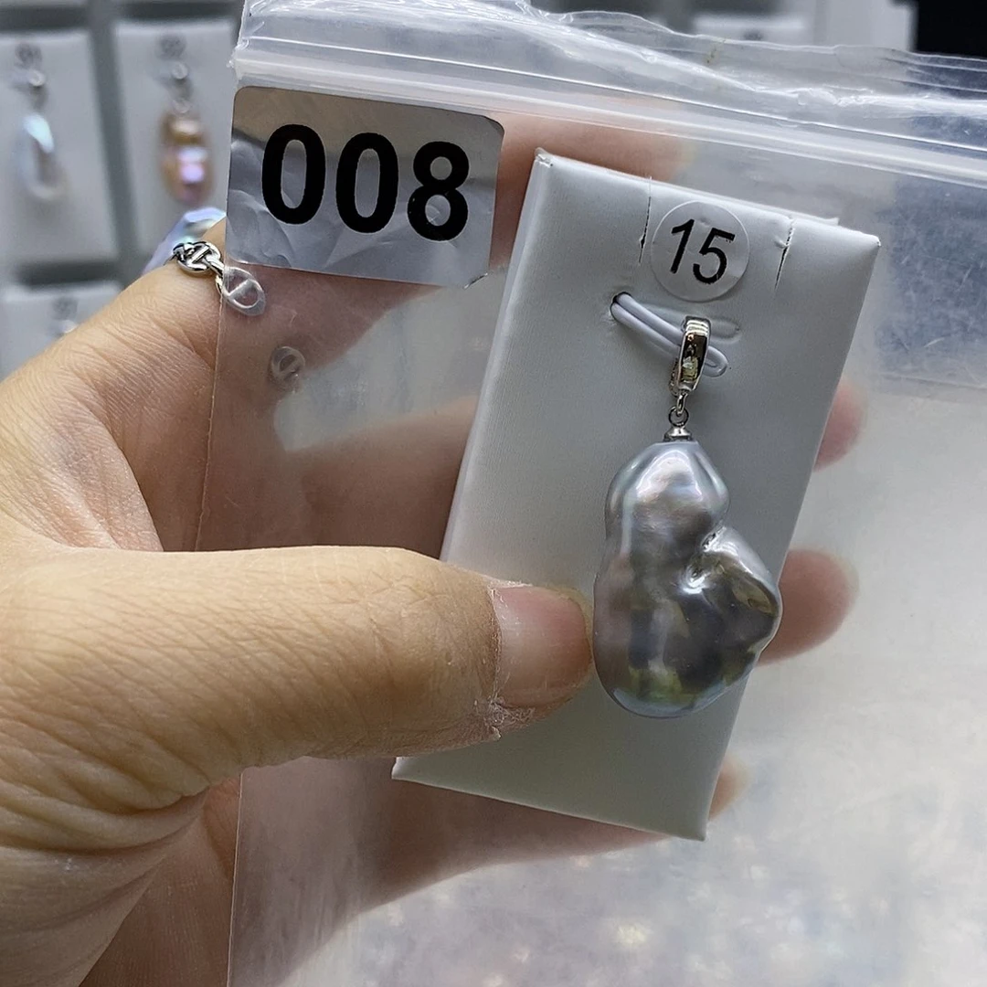合金耳饰淡水珍珠