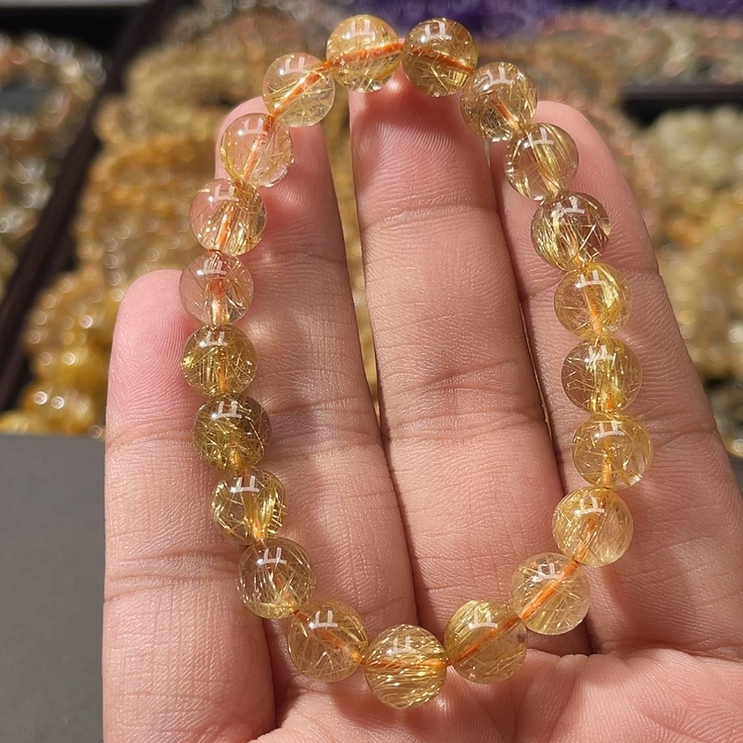 相***ღ未镶嵌手串发晶钛晶