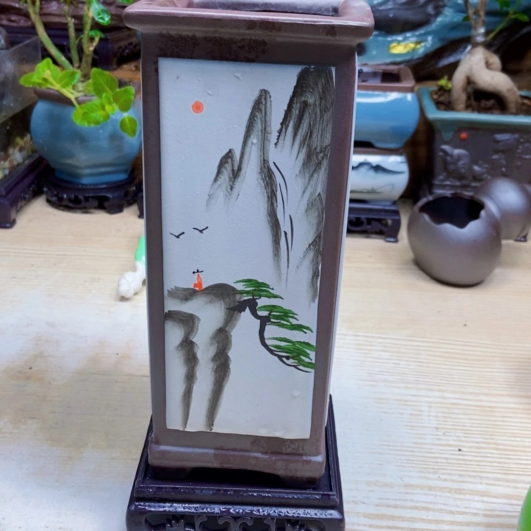 瓷片陶瓷花盆陶瓷艺术