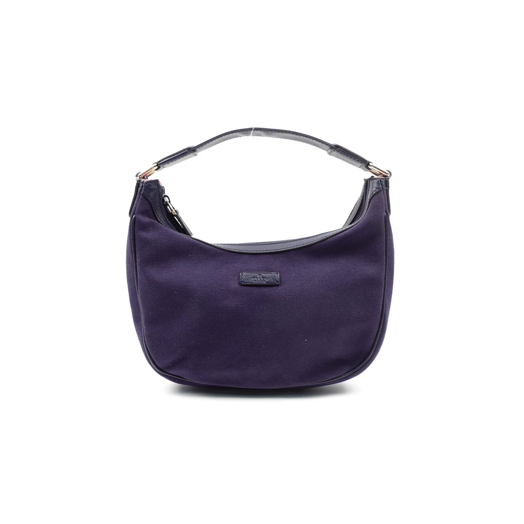 95新 GUCCI/古驰 蓝色腋下包T10191046