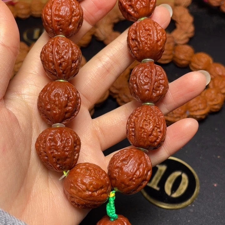 手串文玩核桃肉纹蜜枣