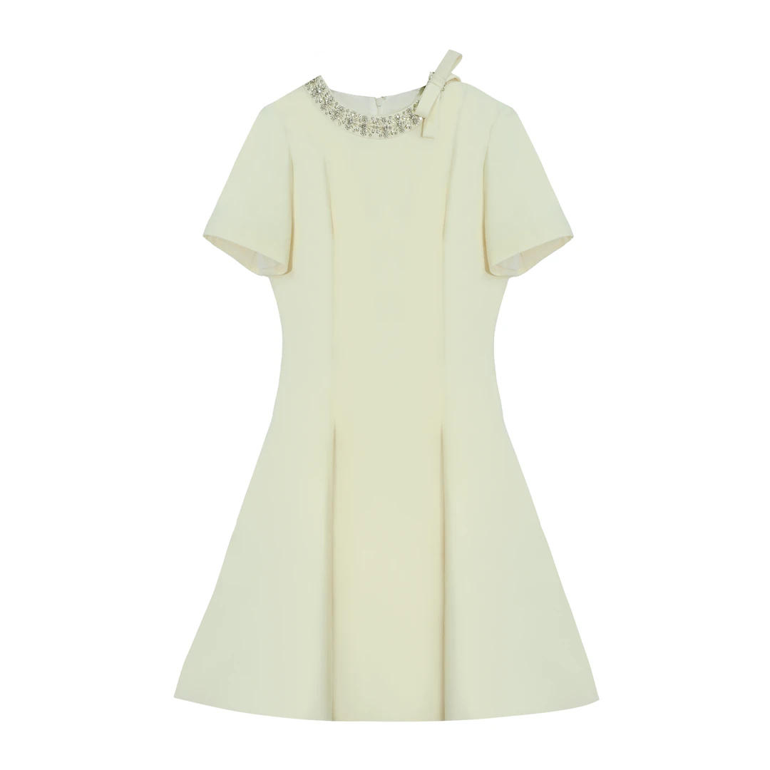 《40号单单》早春小香连衣裙新款时尚女士长裙高定成衣30441