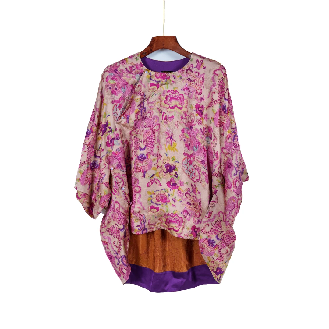 寻知·朱总原创设计XZS133X云华浮绘上衣