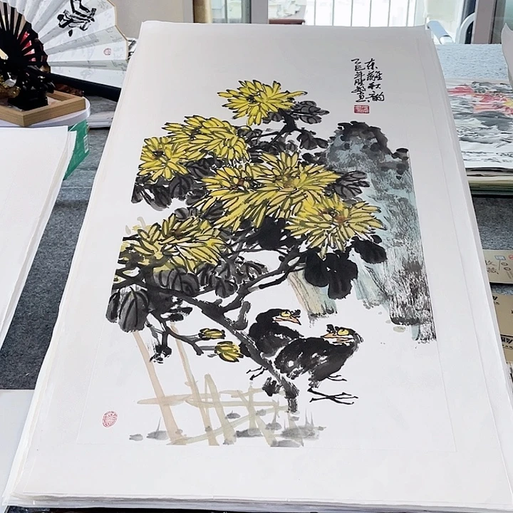 国画张圣敏先生纯手绘作品
