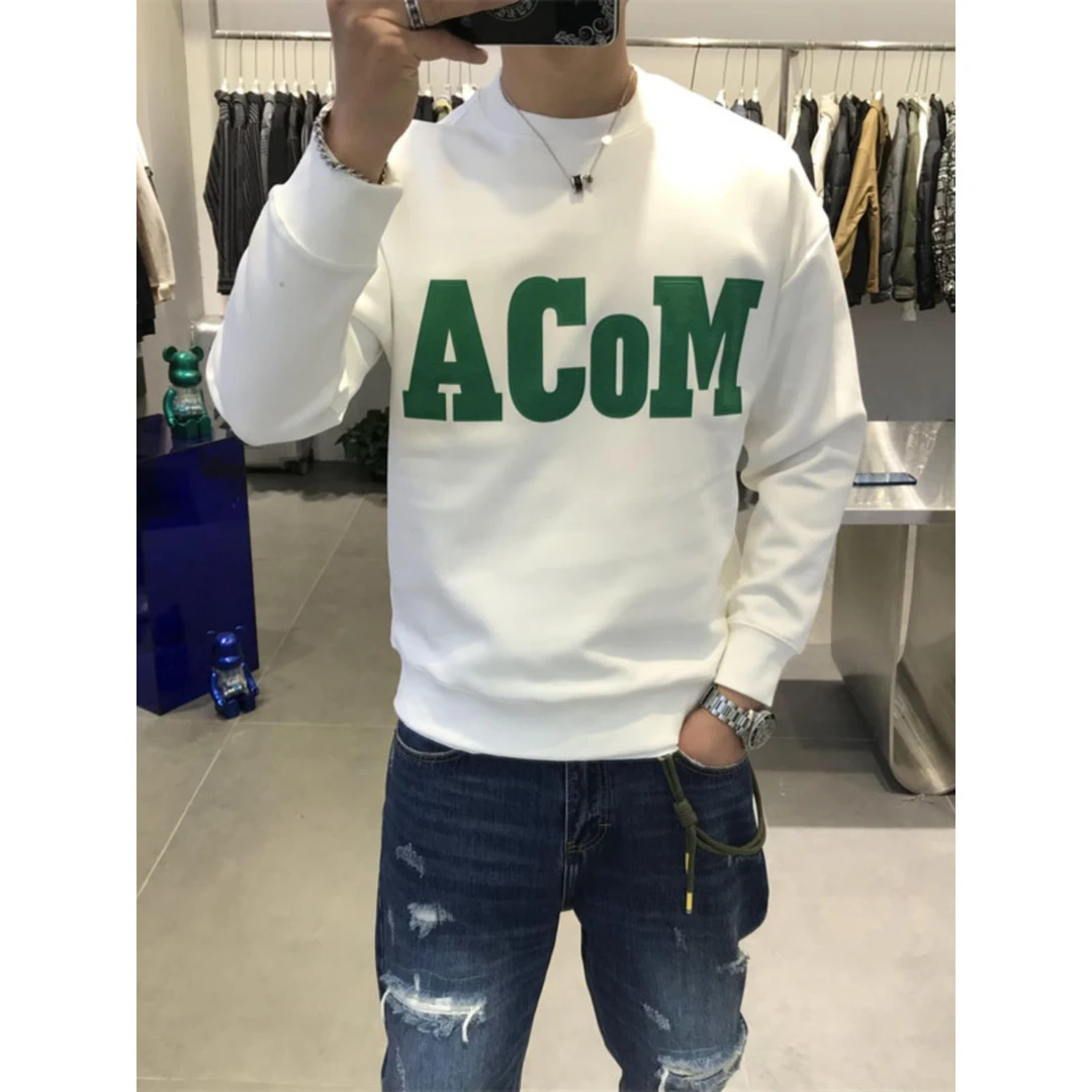 【TQUX官方正品】卫衣男春秋季字母印花体恤高端潮牌休闲圆领加绒