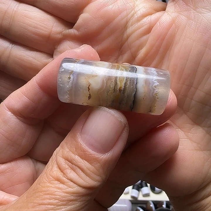 洒***水玛瑙/玉髓未镶嵌颈饰