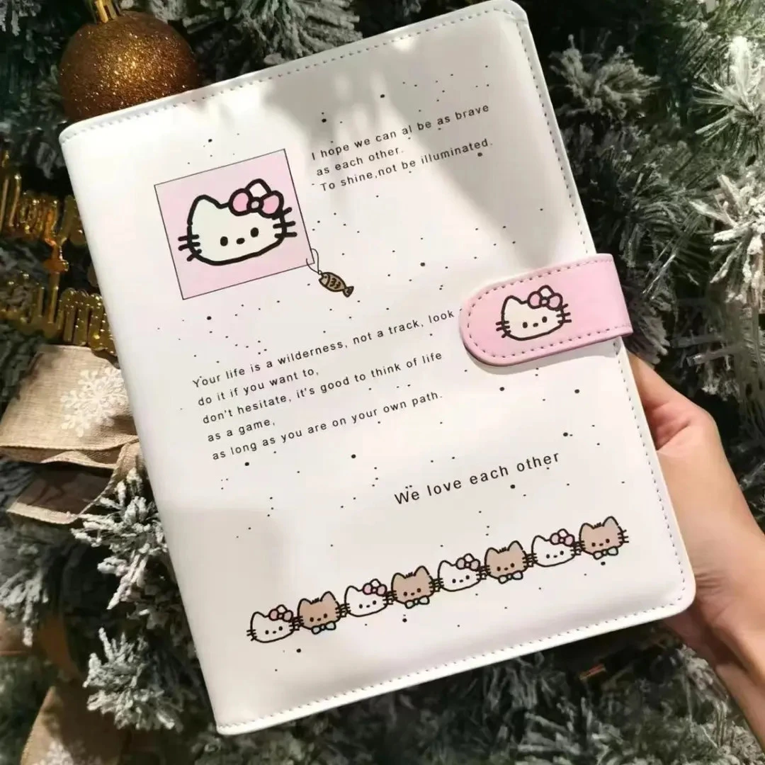 新款可爱凯蒂猫a5照片收纳册高颜值明星收纳册4宫格切割独特设计