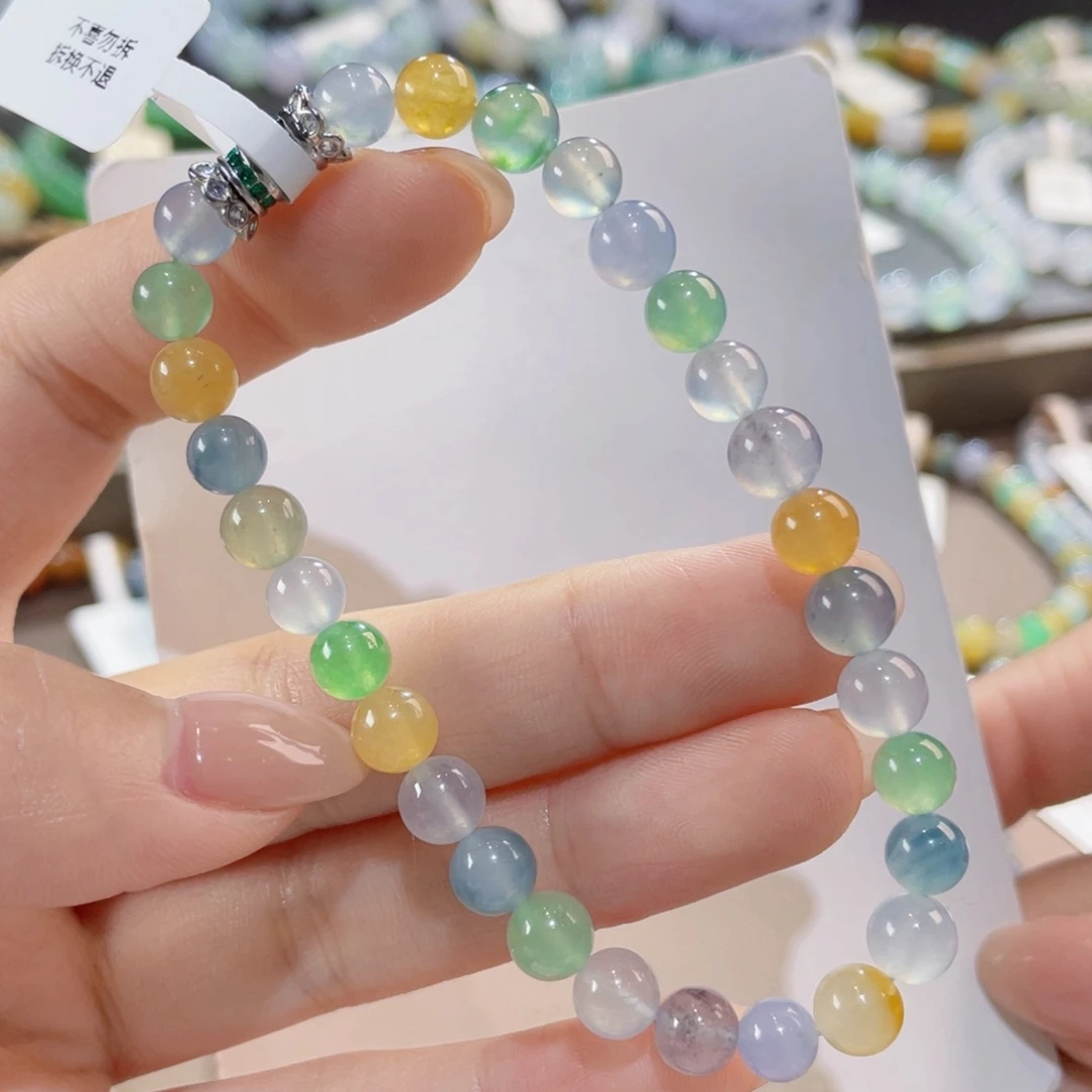 未镶嵌手链翡翠高冰糖果