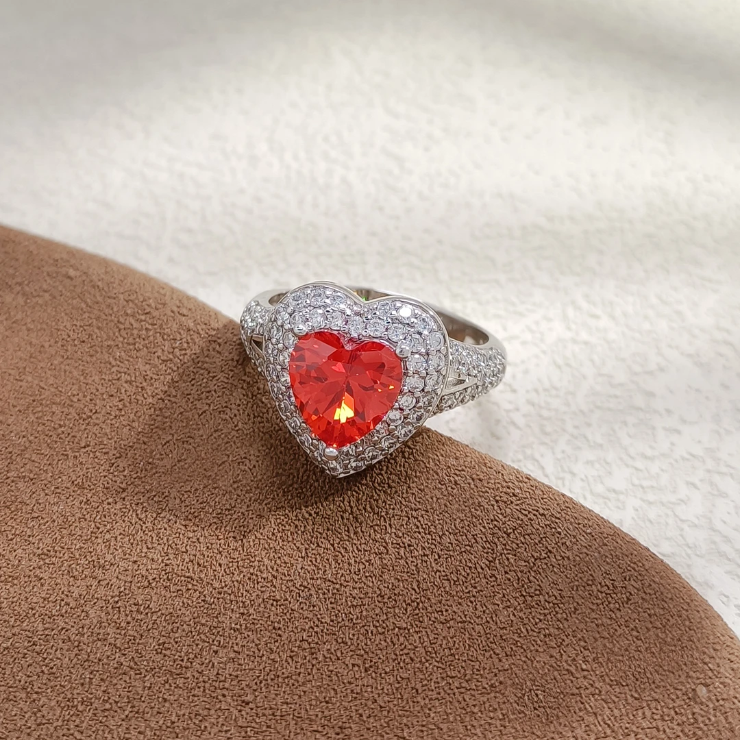 铜合金合成锆石戒指 FXL-50975 戒指气质轻奢时尚精致百搭