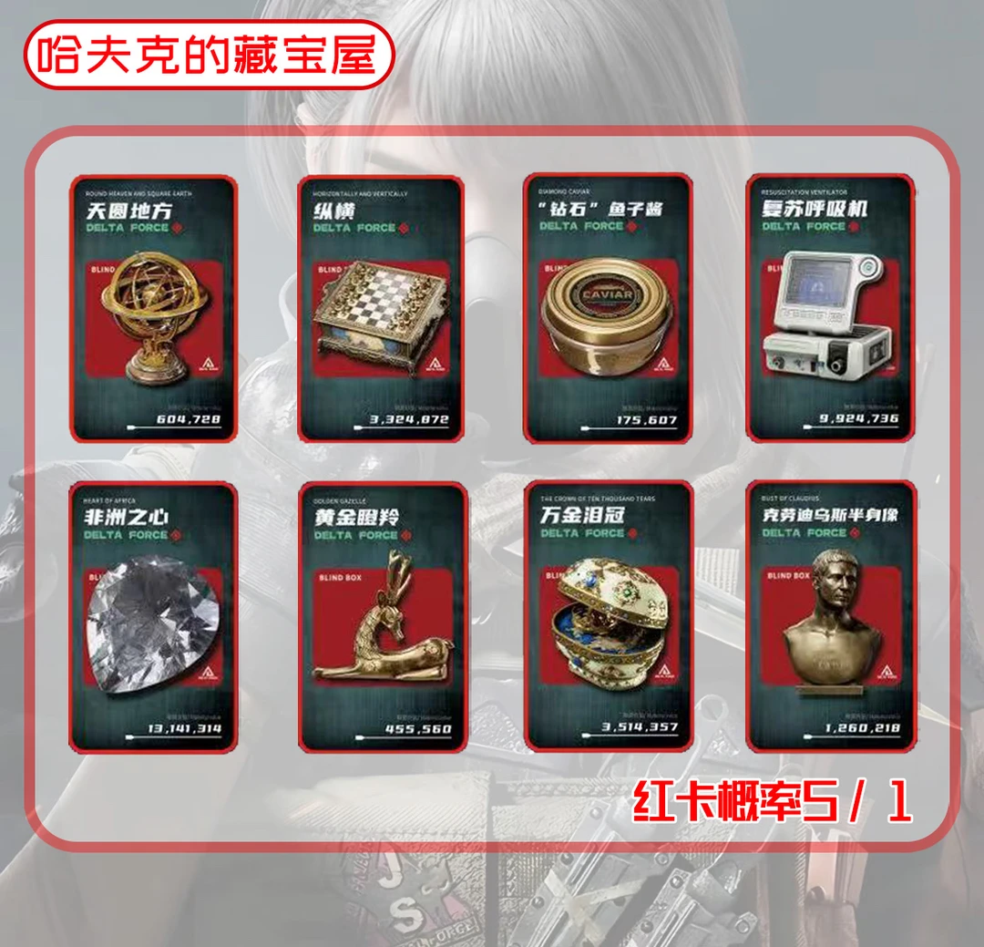 三角洲哈夫克收藏卡拆6包