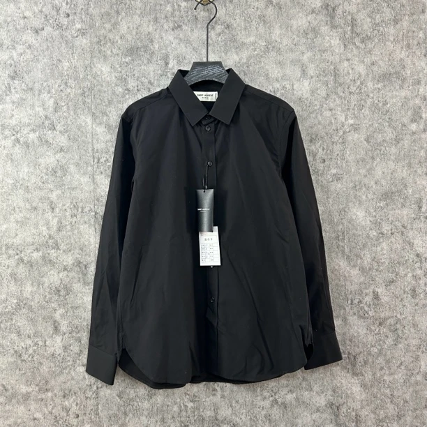 未使用 YSL/圣罗兰 圣罗兰黑色衬衫工服