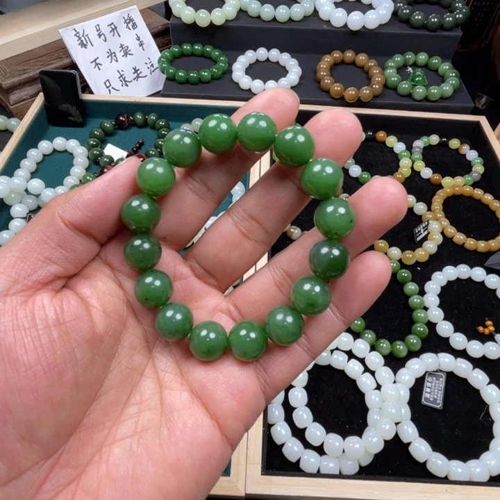 和田玉手串未镶嵌