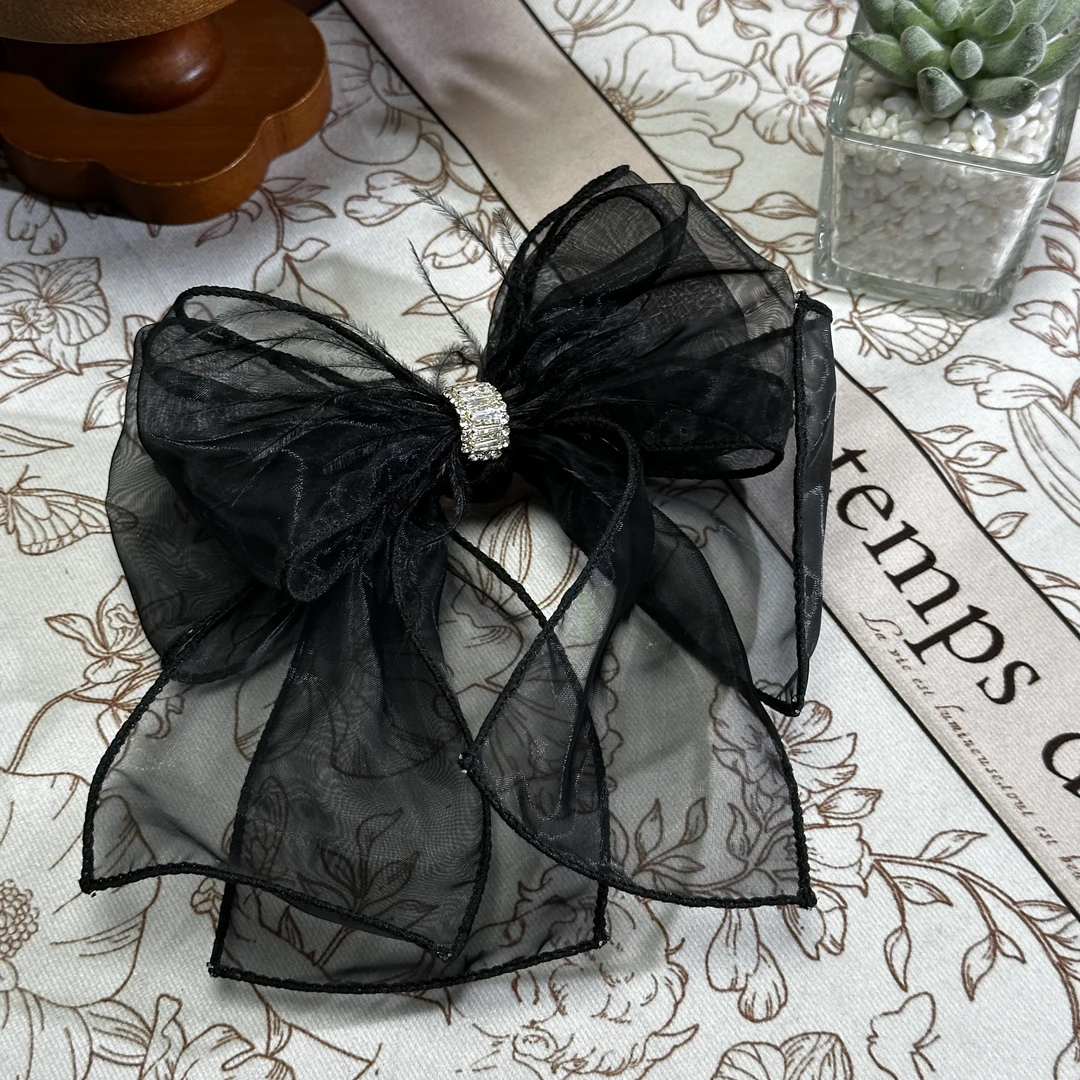 芙奈琪023413一字夹千金风发夹头饰甜美百搭弹簧夹