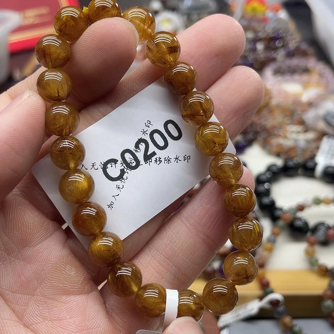 水晶手串未镶嵌天然