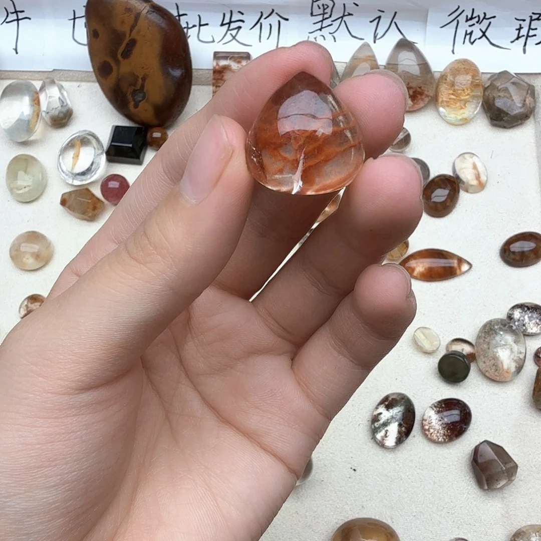 小***学未镶嵌珠宝半成品水晶