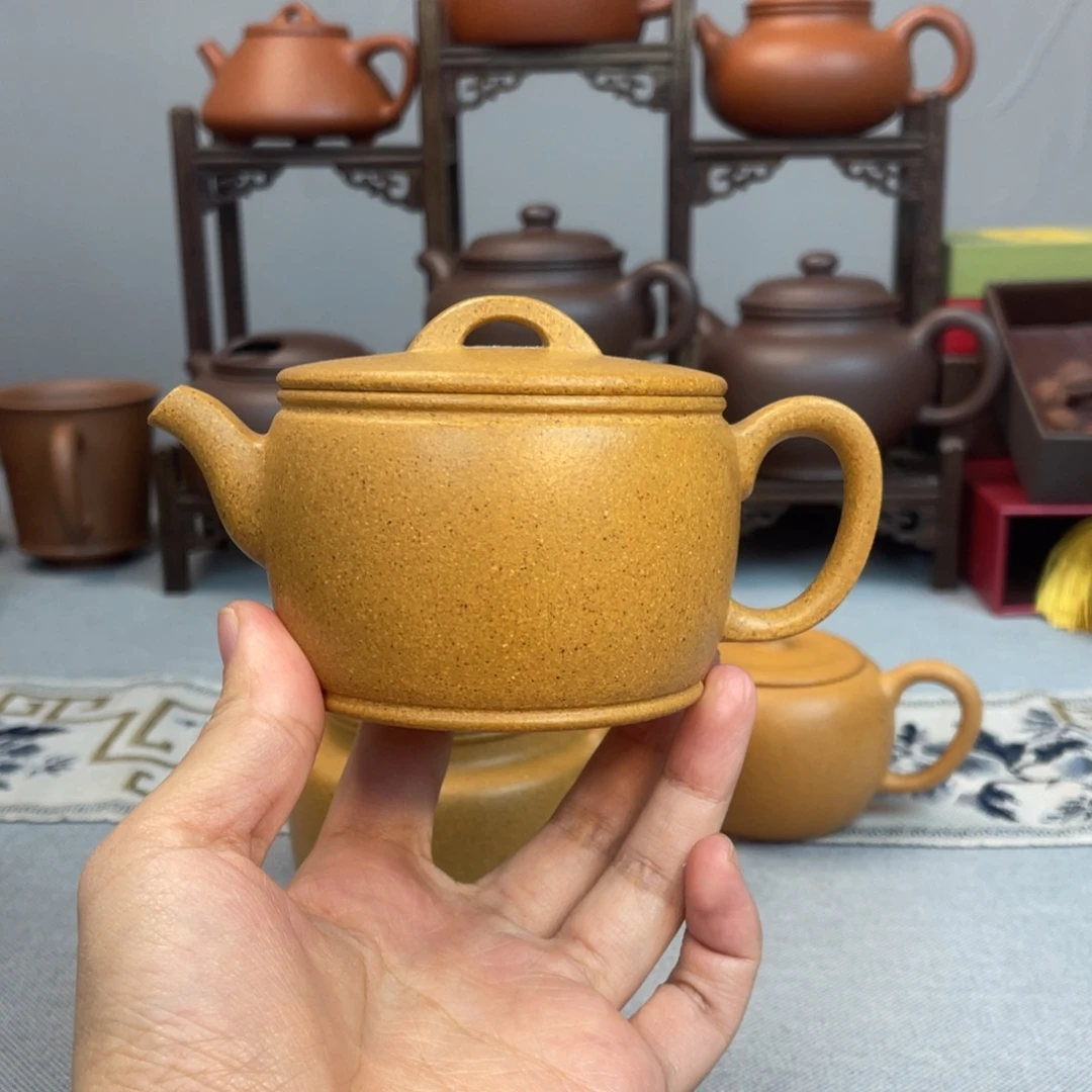 北***秋紫砂茶杯黄金段 汉瓦