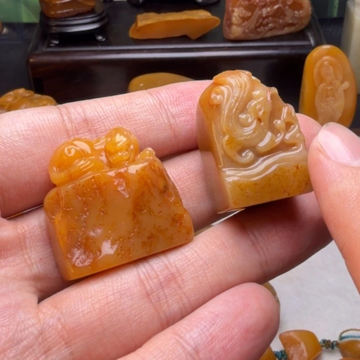 B***Y田黄石寿山田黄石