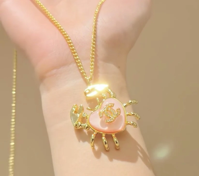 未使用 Chanel/香奈儿 澳海贝/25p螃蟹项链