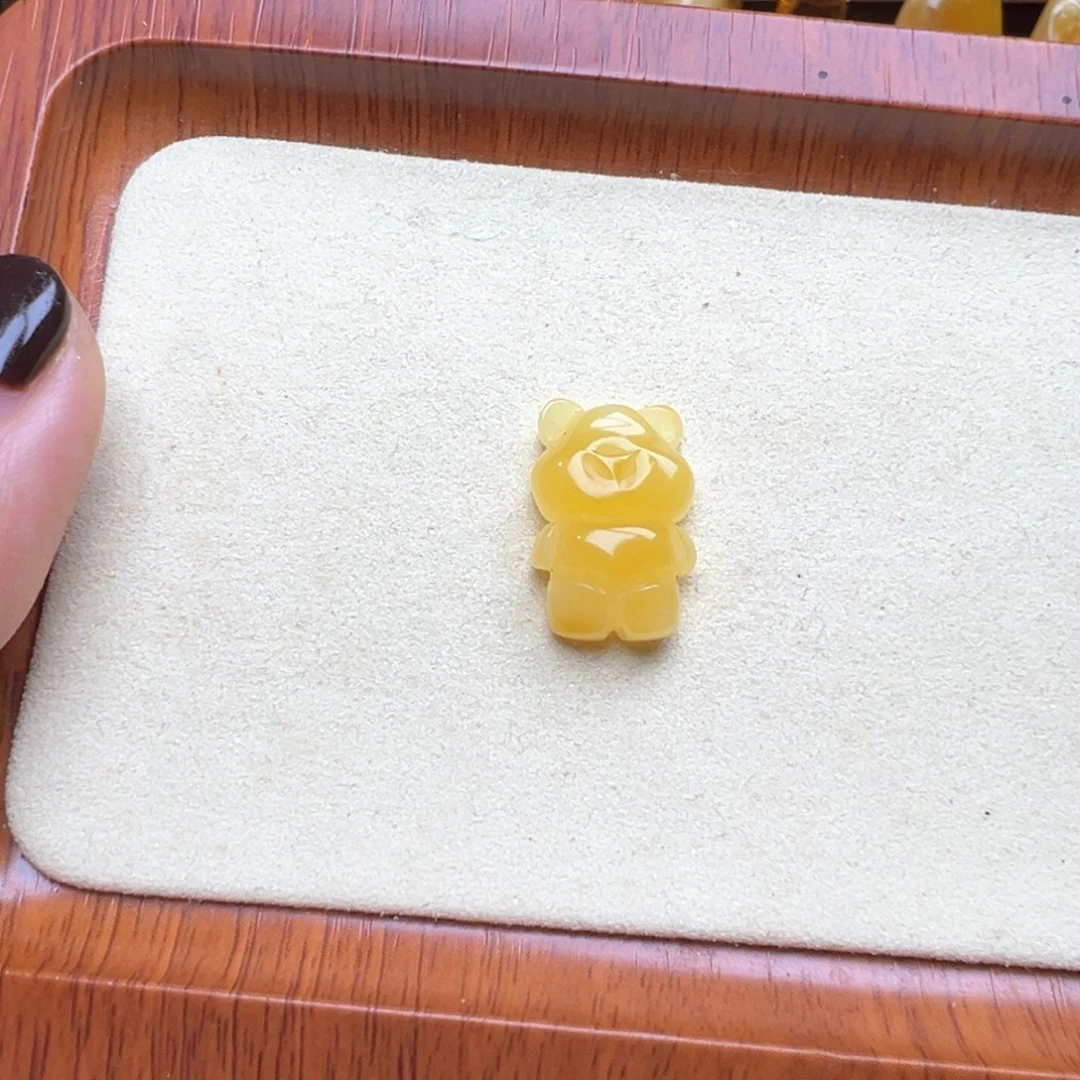 琥珀吊坠(不含链)未镶嵌u*