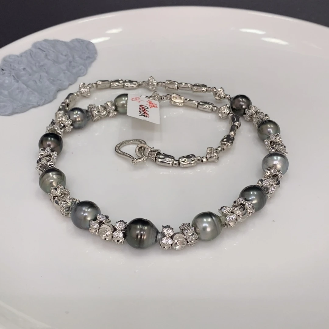 未镶嵌颈饰海水珍珠小***0大溪地项链不退不换忙