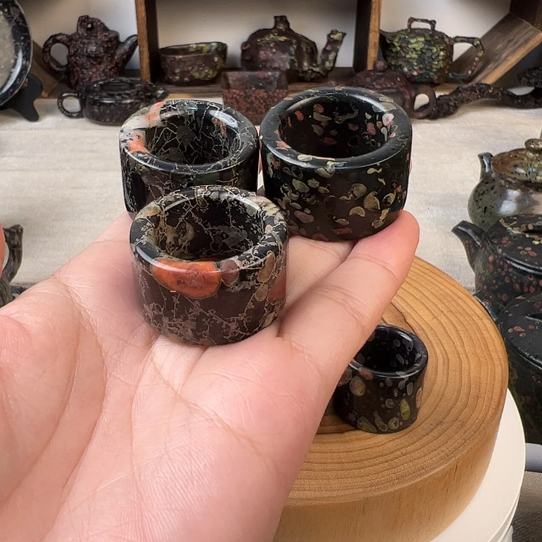 明***2梅花玉扳指茶周边