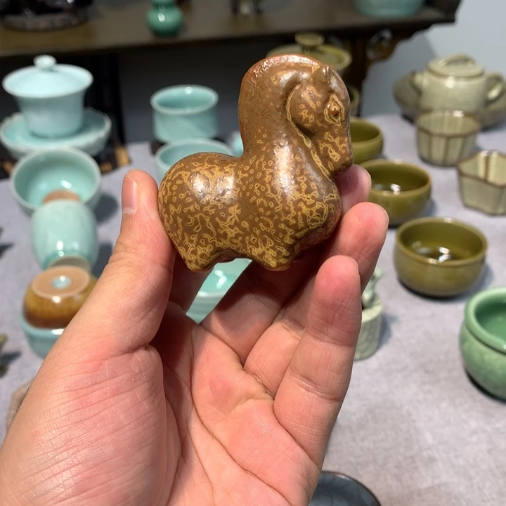 龙泉青瓷手工茶宠