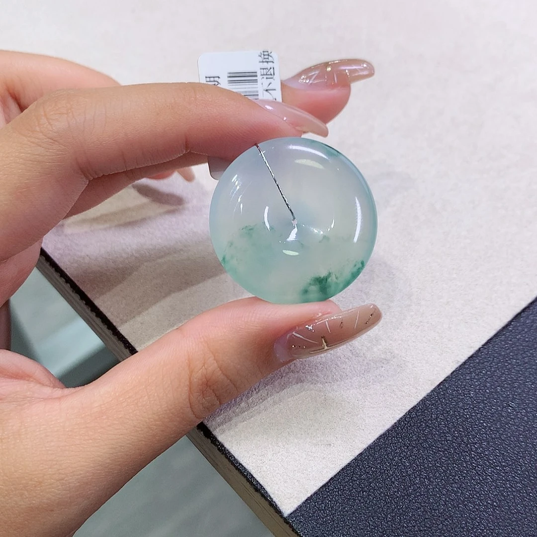 翡翠未镶嵌吊坠(不含链)29.7-6