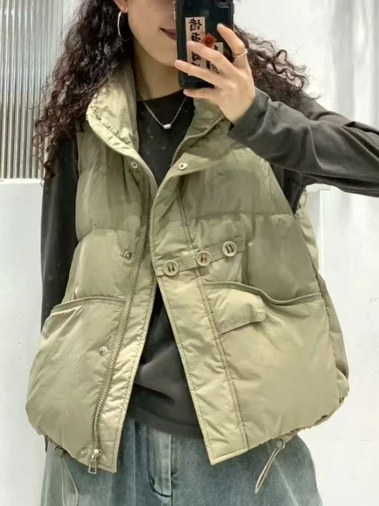 2025秋冬新款短羽绒服马甲