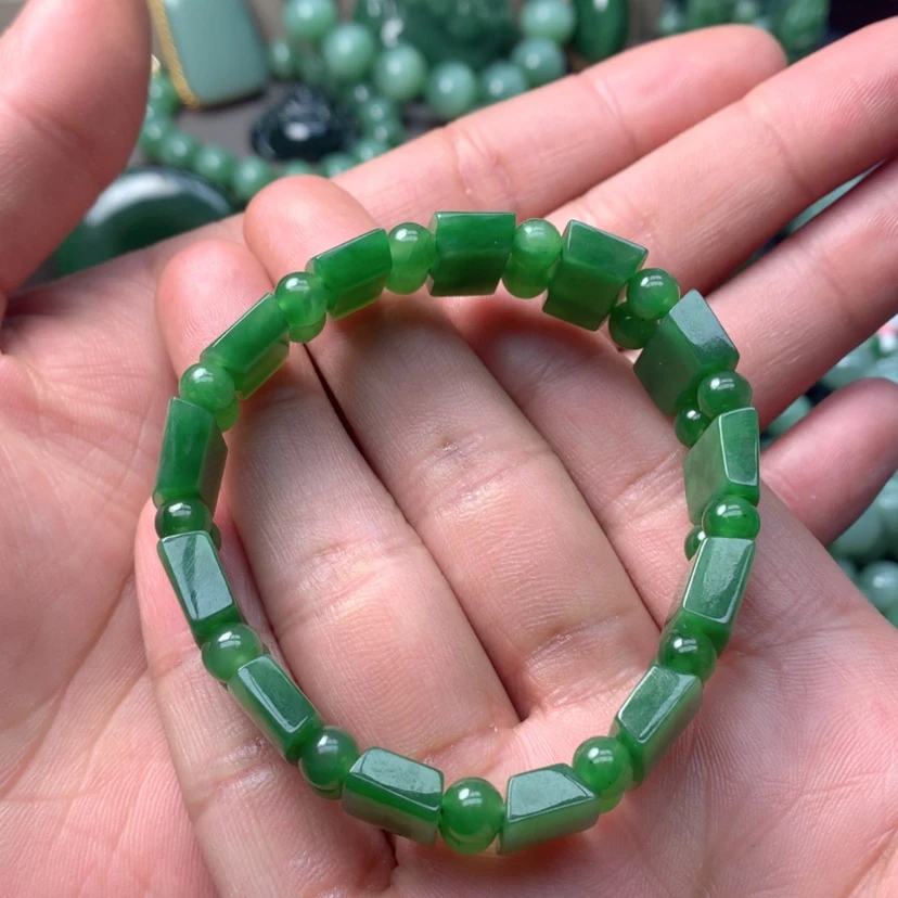 【闪购商品】和田玉（碧玉）手链未镶嵌