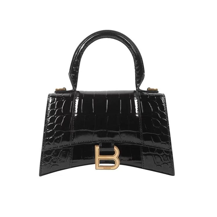 未使用 Balenciaga/巴黎世家 安洁利严选黑色XS沙漏包/qx