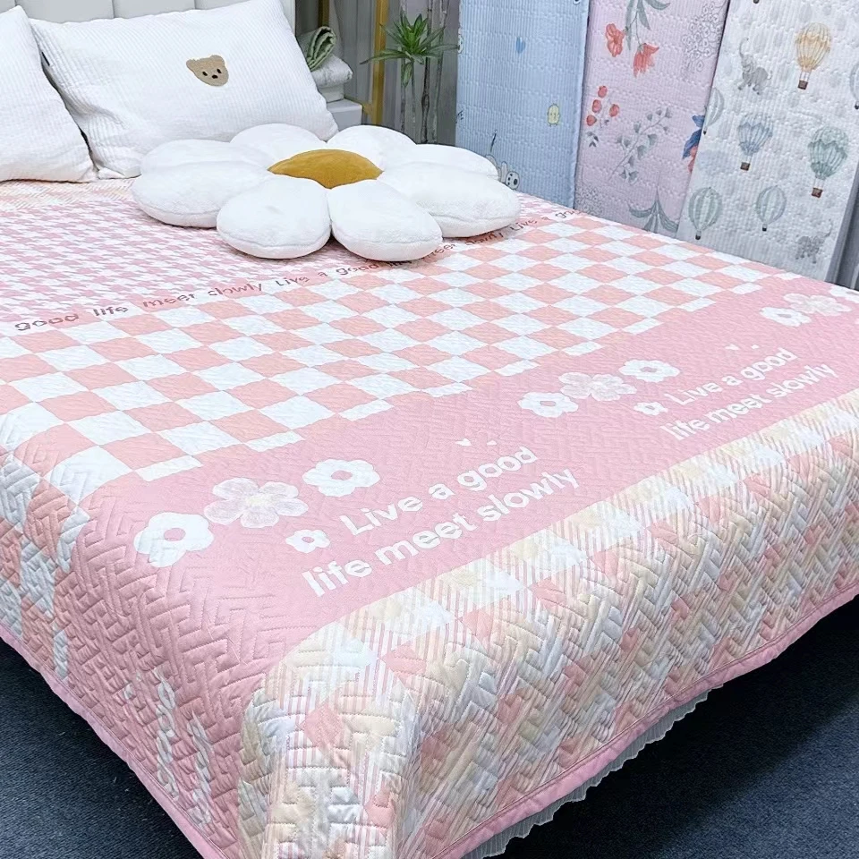 四季通用柔软亲肤床盖可机洗双面绗缝床盖四季通用2025款最新款