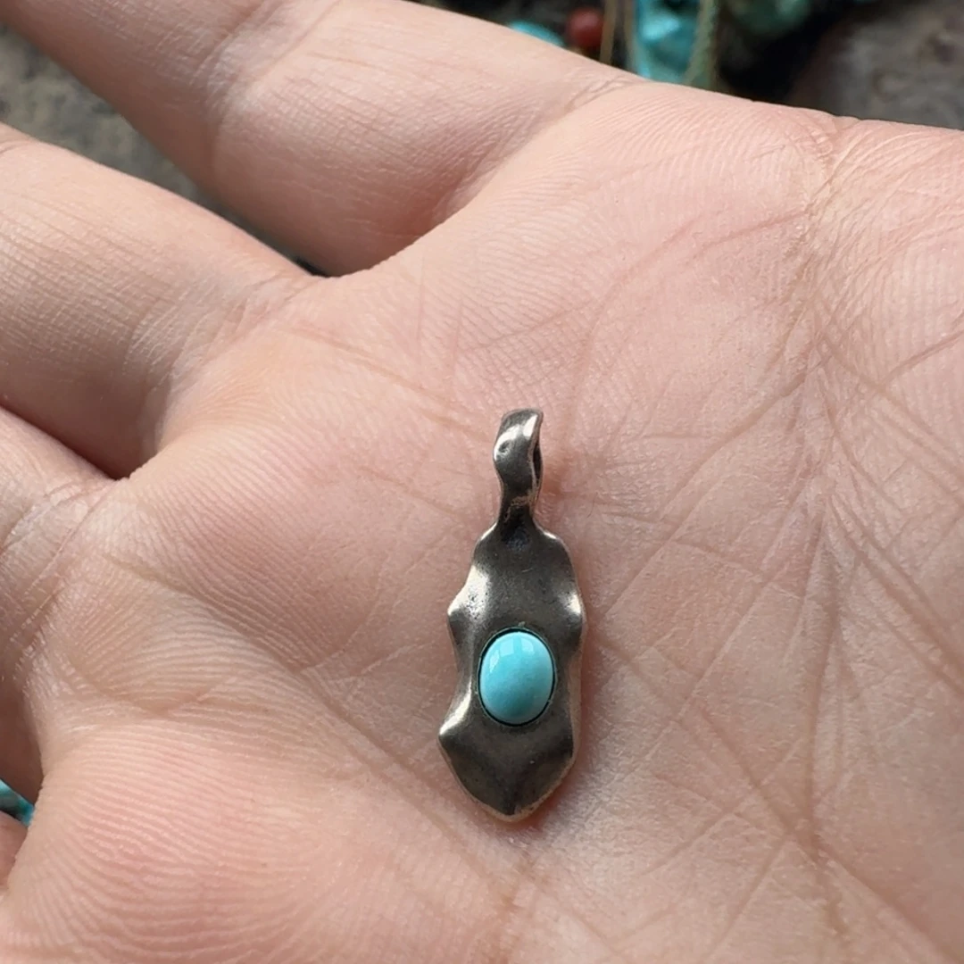 绿松石银S925镶嵌珠宝奇石