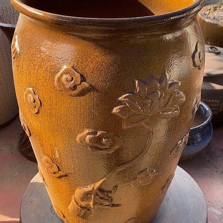 花盆紫砂口20高度30复古