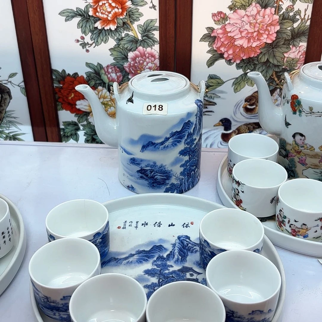 壶依山傍水三斤➕10个杯子