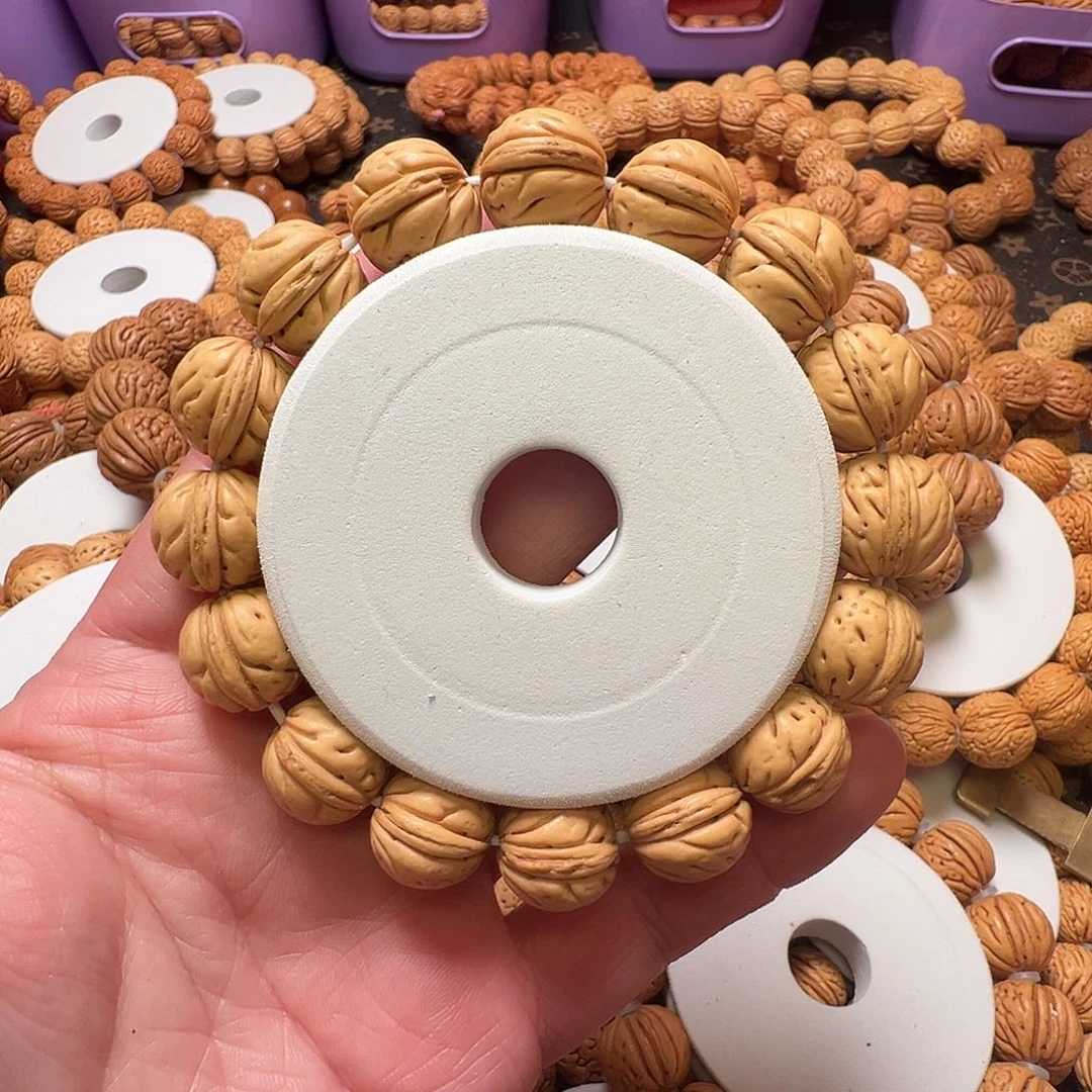 手串桃核野生小奶豆14+