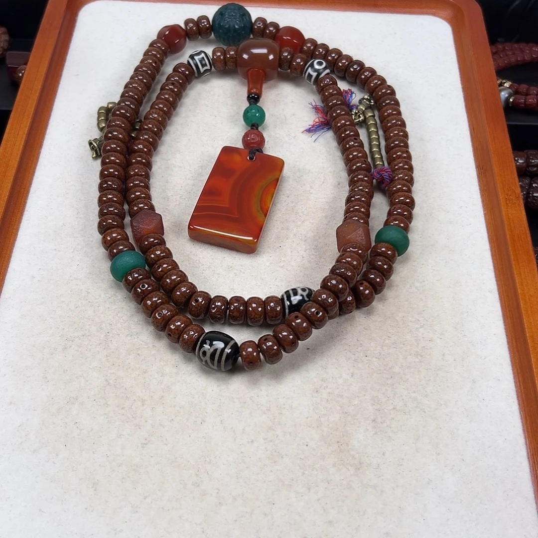 杨***～星月菩提吊坠星月菩提子