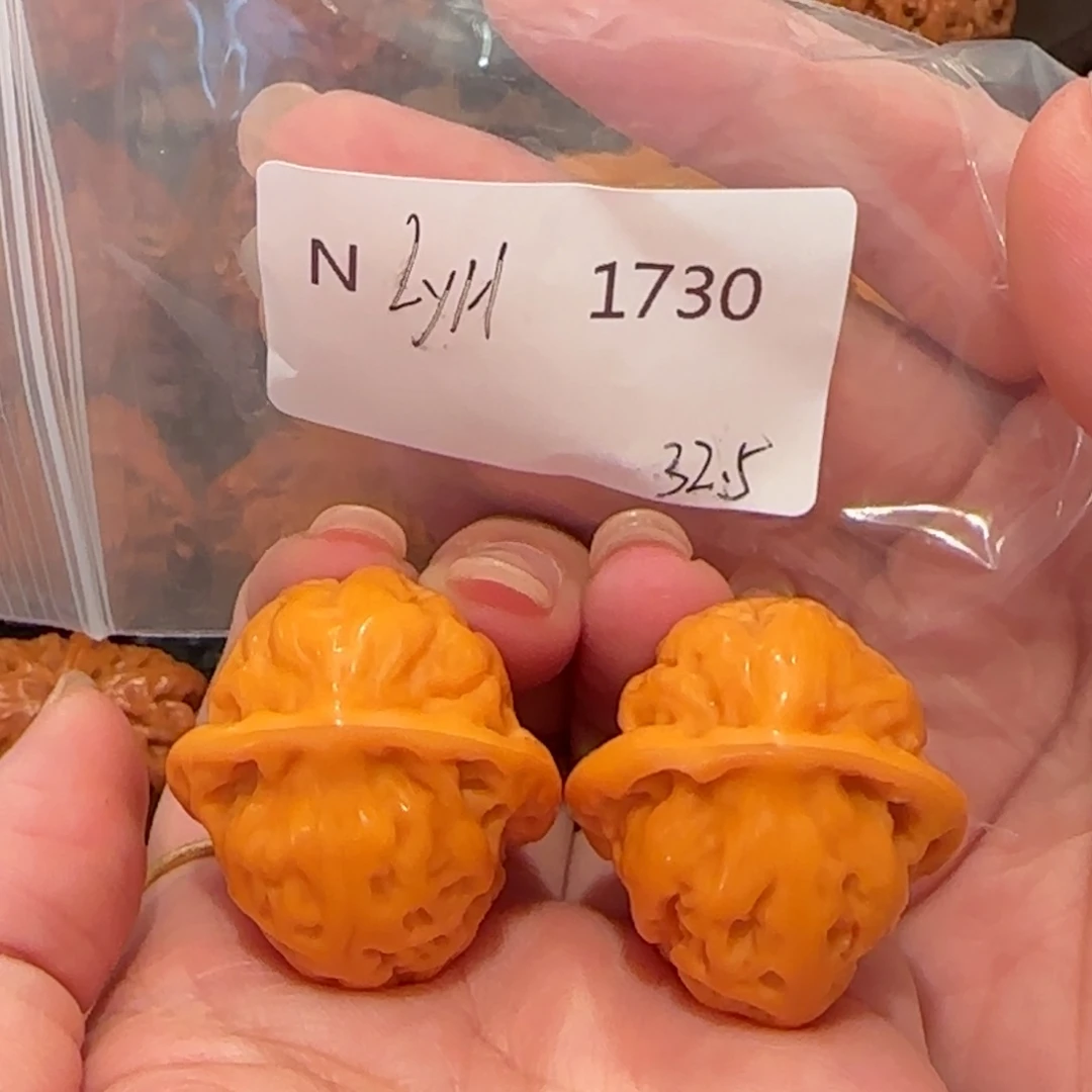 桃核把件无****6野狼32精品1730